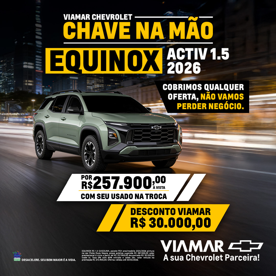 Oferta banner destaque EQUINOX ACTIV 1.5